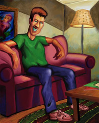 Guy on Couch